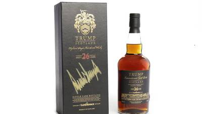 Is Trump driving you to drink? Try his Scotch whisky