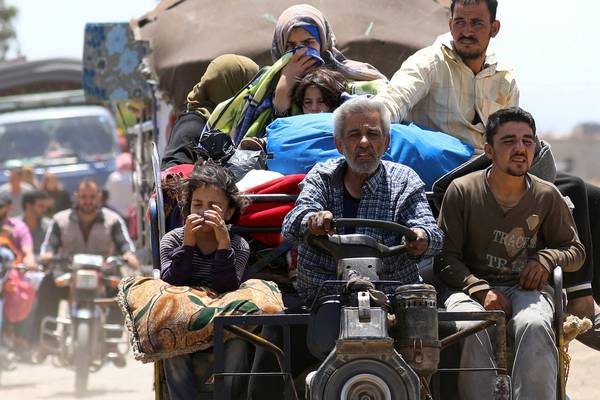 Fears grow for 270,000 Syrians fleeing fighting in Deraa