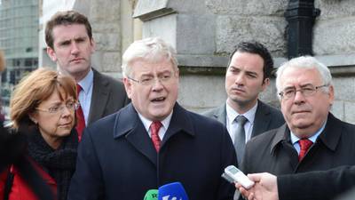 Gilmore denies his leadership of  Labour Party in question