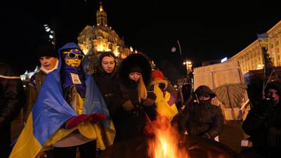 Protest leaders reject prime minister’s call to end Kiev blockade