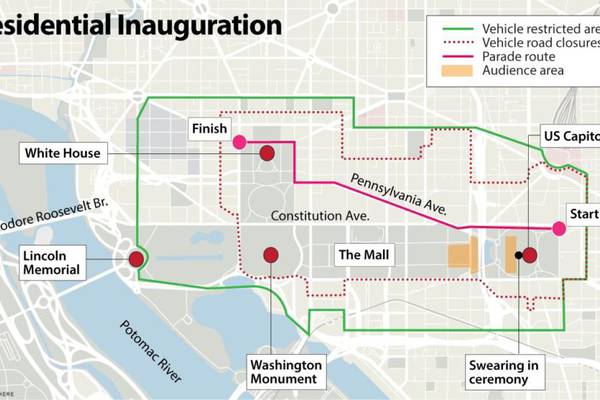 Inauguration Day for Trump: Guide to what, when and where