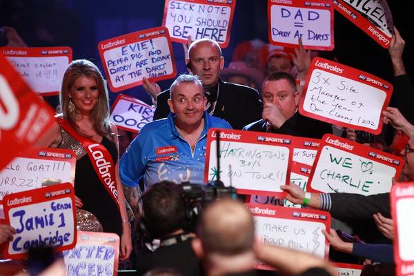 The Power goes out: Phil Taylor gets ready for his final fling