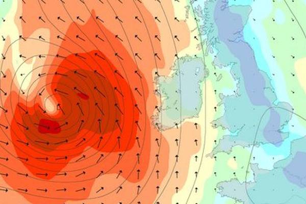 Weather warnings issued ahead of Storm Lorenzo hitting Ireland