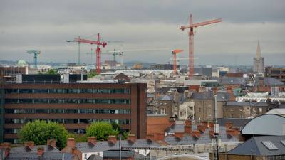 Crane count: 70 cranes visible over centre of Dublin on October 1st