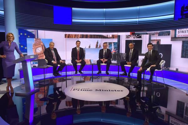 Five line out for Tory leadership debate after Raab is eliminated