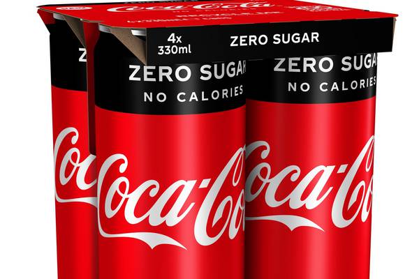 Coca-Cola Ireland to remove 200 tonnes of plastic with new packaging