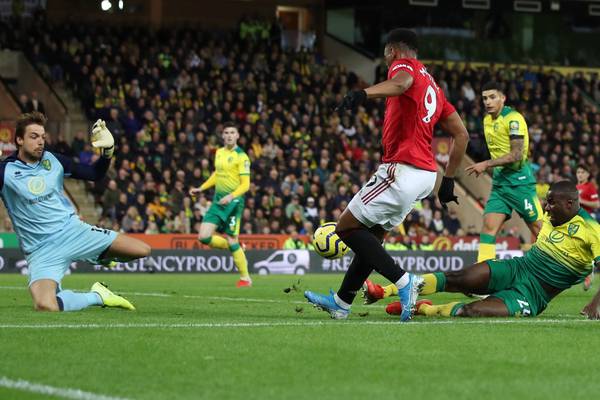 Man United make it back-to-back away wins as Krul saves Norwich from hammering