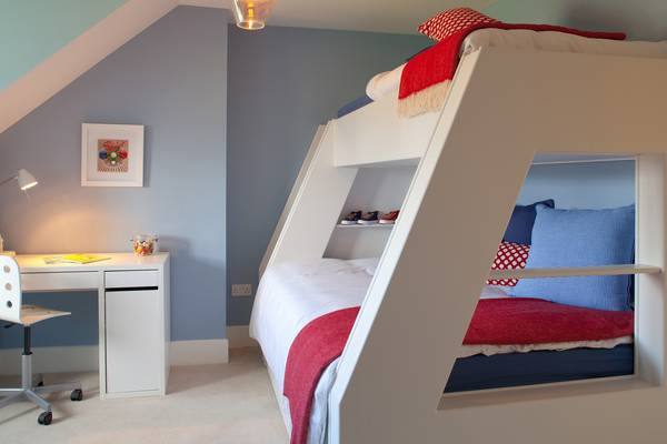 Bunking up: the best way to make space in a kids’ bedroom