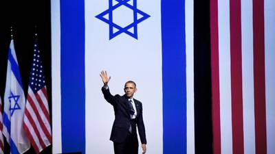 Obama pleas for peace in Israel