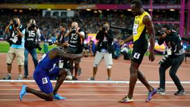 Justin Gatlin plays the villain to ruin Usain Bolt’s farewell party