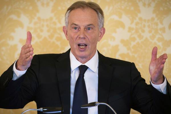 Tony Blair tells UK voters: time is running out to stop Brexit folly