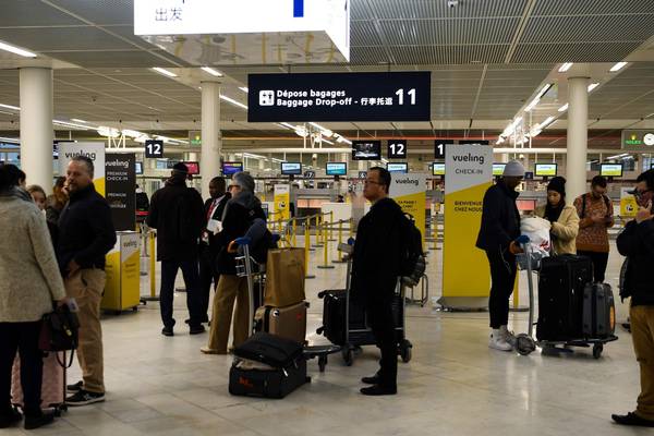 Irish passengers face flight disruptions as French workers strike
