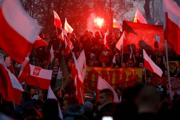 Bewildering preparations for nationalist Polish independence march