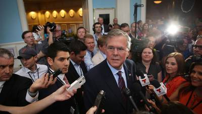 Jeb Bush tarnished by family name as he declares presidency bid
