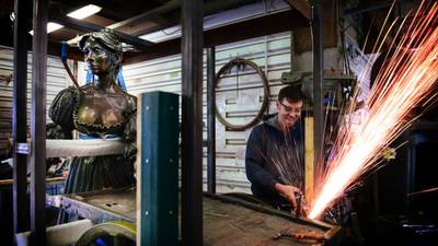 Molly Malone statue gets welded and waxed