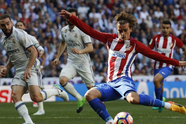 Antoine Griezmann rescues a draw for Atletico in Madrid derby