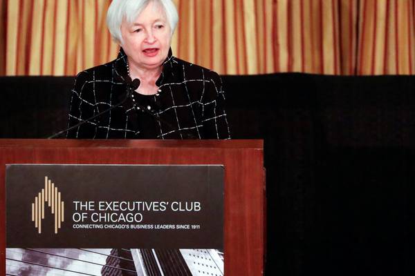 Fed’s Janet Yellen says rate rise ‘appropriate’ if data holds up
