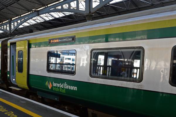 Man misses being struck by Belfast train by less than one second