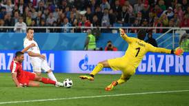 Shaqiri holds his nerve as Switzerland fight back to sink Serbia