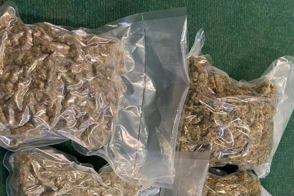 Two men arrested after cannabis seized on public bus