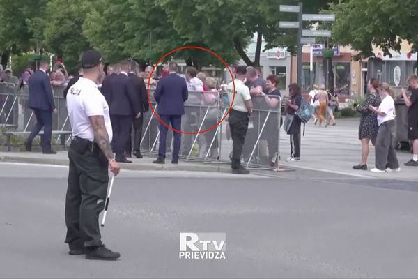 Footage emerges of suspect shooting at Slovak PM Robert Fico
