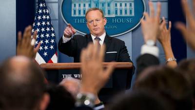 Spicer resignation comes at end of a tumultuous week for Trump