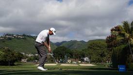 Tom Hoge leads as players put Hawaii missile scare behind them