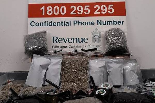 Drugs labelled as candy and clothing seized at Dublin mail centre