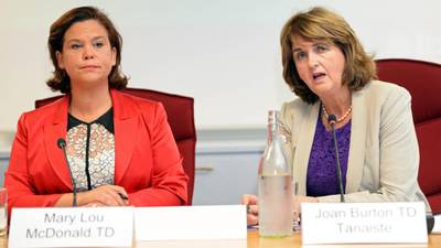 Mary Lou McDonald calls Joan Burton a ‘wimp’ in Dáil row over water charges