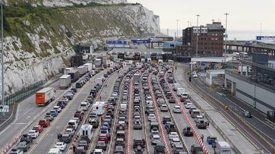 Dover queues down to an hour after days of gridlocked roads around UK port