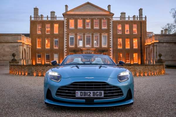 Aston Martin’s new DB12 Volante is loud, sleek and proud