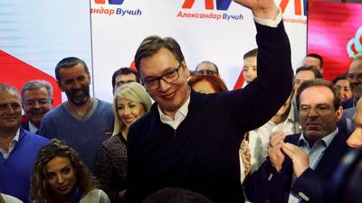 Serbia election: EU and Russia congratulate Vucic for  landslide win