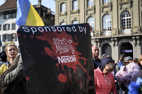 Nestlé justifies staying in Russia as criticism mounts