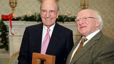 Peacemaker George Mitchell to lead NY St Patrick’s parade