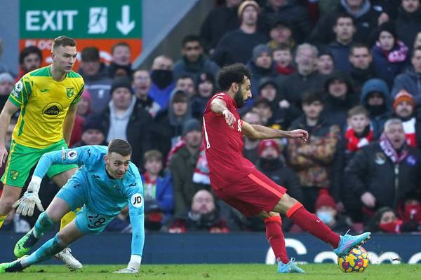 Mané, Salah and Díaz on target as Liverpool beat Norwich