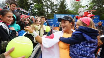 Life on the professional tennis circuit with a four-year-old in tow