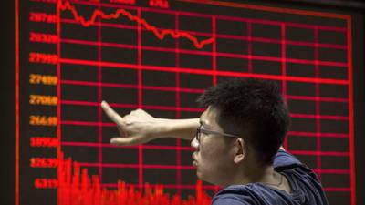 Chinese stocks fall with concern over government intervention