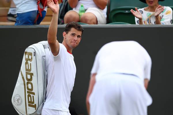 Wimbledon: Dominic Thiem joins first round casualties