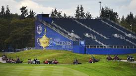 Gleneagles turns into racetrack as buggies speed to finish Ryder Cup preparations