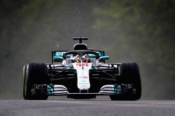 Lewis Hamilton takes Hungary pole after masterclass in the rain