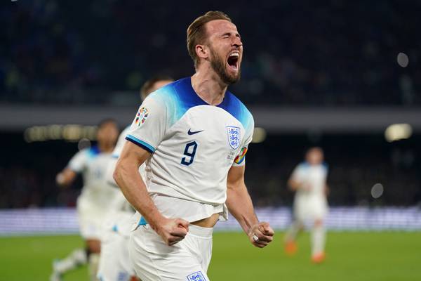 Record-breaking Harry Kane gives England the edge against Italy 