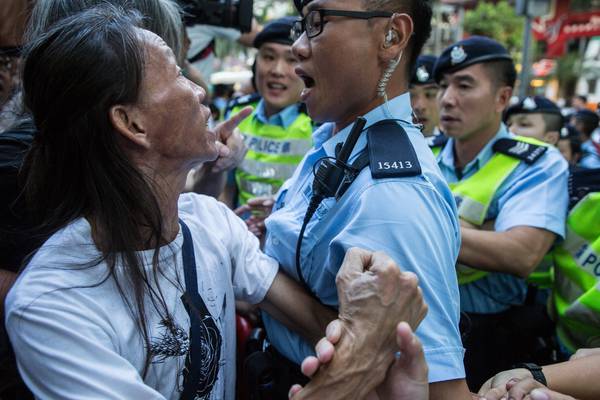 Hong Kong handover anniversary marked by protests
