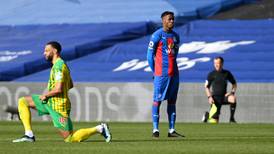 Wilfried Zaha makes a stand against racism before Palace win