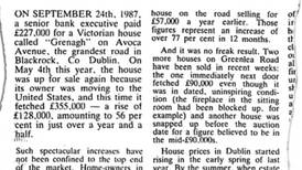 Rising Dublin house prices in the 1980s: From the Archives, May 16th, 1989