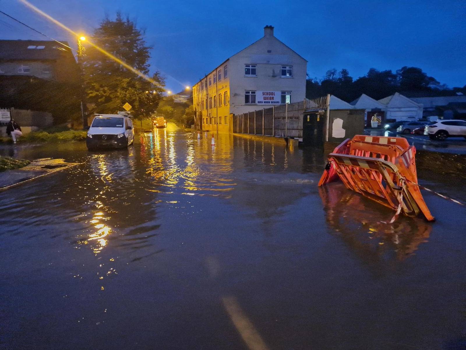 Flooding at Greenhills, Drogheda, on Friday October 20th 2023. Photo by Paddy Logue