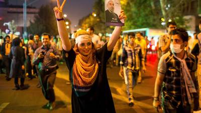 Jubilation on streets over Rohani victory