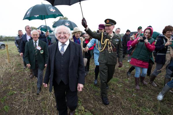 Miriam Lord: Michael D outshines dragons on ploughing fields of Screggan