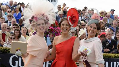 Flurry of  feathers and fascinators at Galway Races Ladies’ Day
