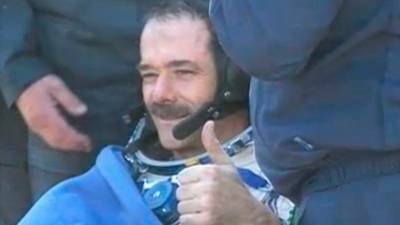 Hadfield and crew land safely in Kazakhstan after space mission
