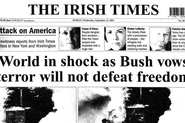 20 years on: How The Irish Times covered the events of September 11th, 2001